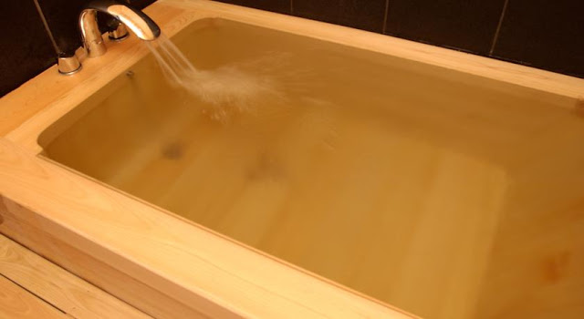 別府昭和園 Beppu Showaen 浮舟、光客房 檜木制內風呂