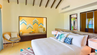 Amari Havodda Maldives 海灘泳池別墅-寢室