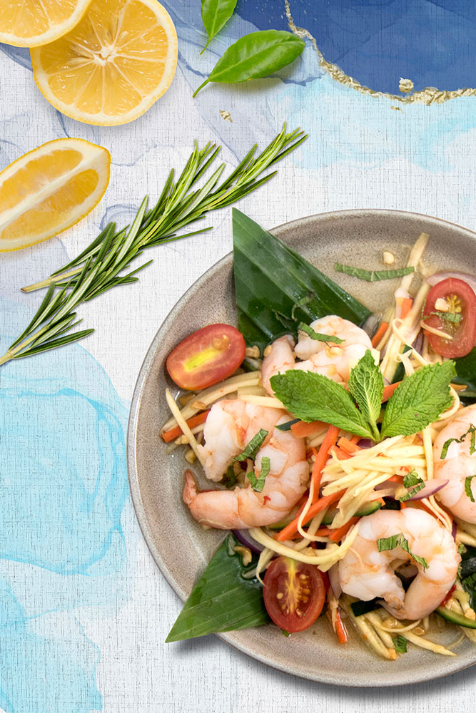 泰式青芒果蝦沙律 泰式青芒果蝦沙律