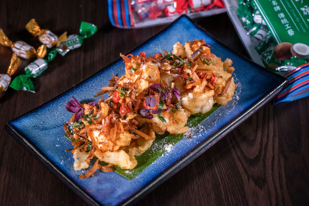 脆炸椰絲蝦球 脆炸椰絲蝦球