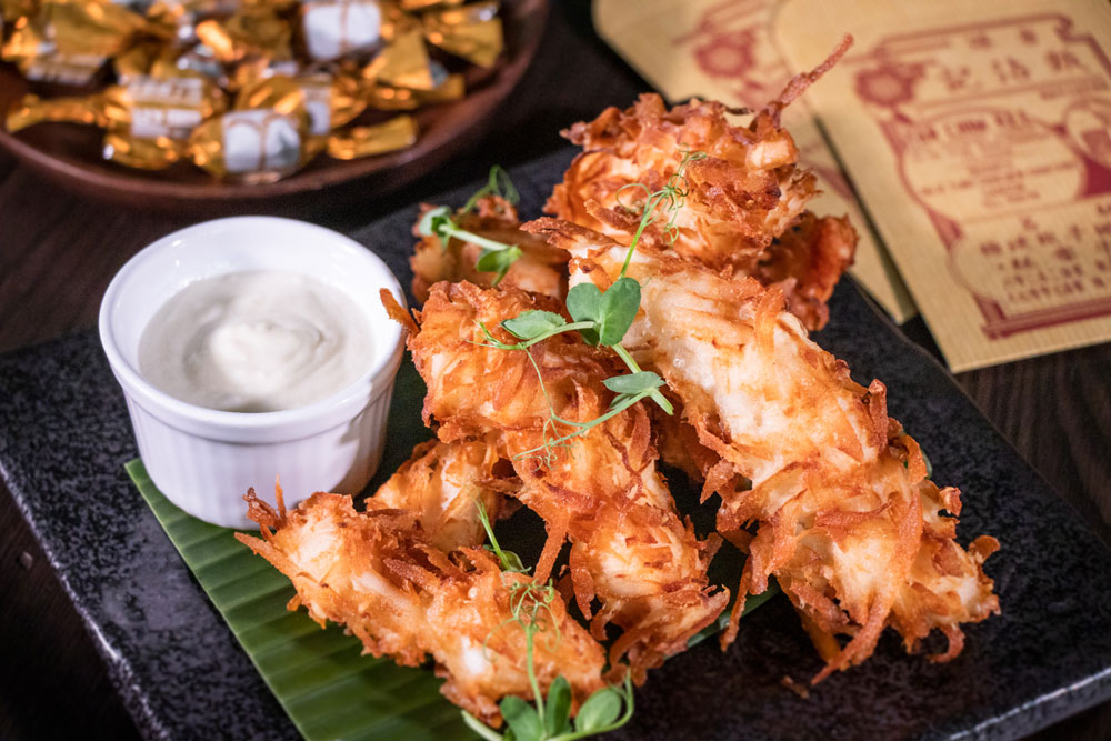 脆炸椰絲雞柳 脆炸椰絲雞柳