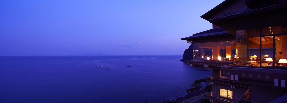 望水臨海建築與夜色 望水臨海建築與夜色